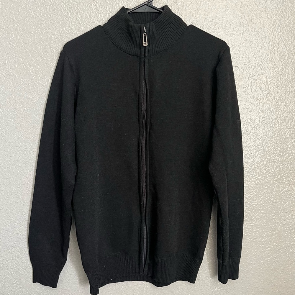True Rock Men's Full-Zip Golf Sweater
